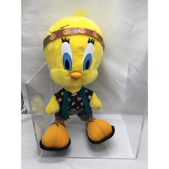 Tweety Bird Peace Hippie 17" Looney Tunes Warner Bros - Picture 2 of 3